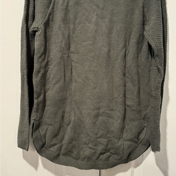NWT Gap Sz L olive green tunic length sweater - Picture 4 of 5